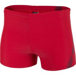 Kąpielówki męskie MAJM202 - czerwony. Czerwone kąpielówki męskie 4F, m, bez wzorów, z materiału. W wyprzedaży za 39.99 zł.