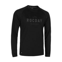 Bluza rowerowa męska Rocday Patrol. Czarne bluzy męskie ROCDAY, m, bez wzorów, sportowe, bez ramiączek, bez kaptura. Za 161.99 zł.