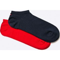 Tommy Hilfiger - Skarpety Sneaker(2-pak). Skarpety męskie Tommy Hilfiger, bez wzorów, z bawełny. W wyprzedaży za 29.90 zł.