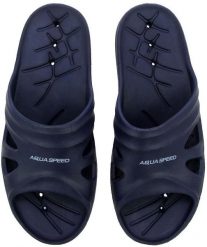 Aqua-Speed Klapki męskie Florida kolor granatowy r. 43 (6027-10). Niebieskie klapki męskie Aqua-Speed, bez wzorów, bez zapięcia. Za 49.00 zł.