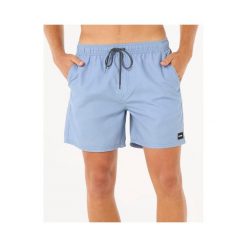 Spodenki surfingowe męskie Rip Curl Easy Living Volley Błękitny. Niebieskie szorty męskie Rip Curl, bez wzorów, sportowe. Za 139.00 zł.