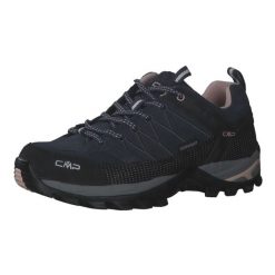 Buty trekkingowe damskie, Rigel Low. Czarne obuwie trekkingowe damskie CMP, z materiału, przed kostkę, bez zapięcia. Za 408.05 zł.