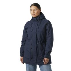 Parka dla kobiet Helly Hansen Escape. Niebieskie parki damskie Helly Hansen, na jesień, bez wzorów, bez kaptura. W wyprzedaży za 914.50 zł.