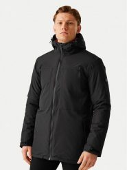 Regatta Kurtka przeciwdeszczowa Larrick RMP397 Czarny Regular Fit. Czarne kurtki sportowe męskie Regatta, m, bez wzorów, z syntetyku, bez kaptura, outdoorowe. Za 299.99 zł.