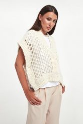 Kardigan damski z alpaką PESERICO. Kardigany damskie Peserico, bez wzorów, bez kołnierzyka. Za 3,279.00 zł.
