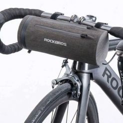 Wodoodporna torba na kierownicę Rockbros AS-051 - Czarna. Czarne torby na ramię męskie ROCKBROS, z materiału, na ramię, duże. Za 151.60 zł.