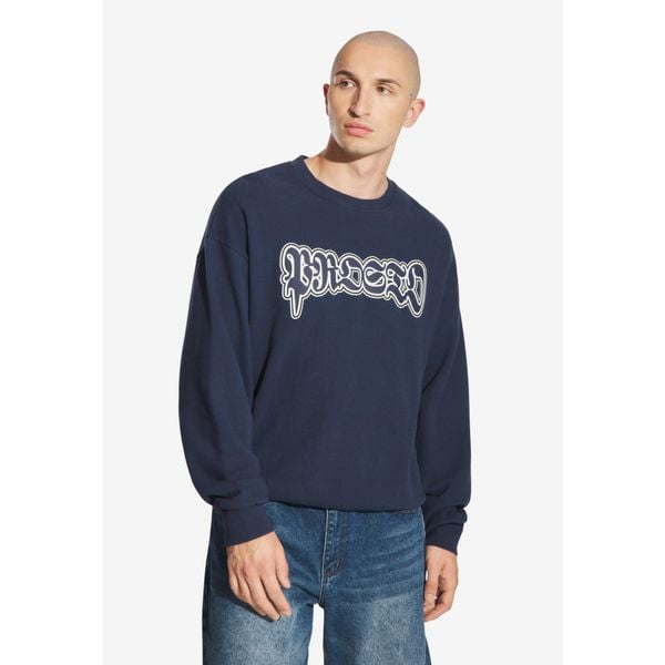 Bluza sportowa męska Prosto Graffiti Logo bez kaptura. Niebieskie bluzy sportowe męskie Prosto., m, bez wzorów, bez kaptura. Za 249.99 zł.