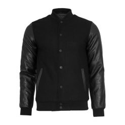 Męska Kurtka Oldschool. Czarne kurtki męskie Urban Classics, l, bez wzorów, retro, bez kaptura. Za 287.99 zł.