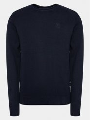 INDICODE Sweter Santoro 35-718 Granatowy Regular Fit. Niebieskie swetry męskie INDICODE, m, bez wzorów, z bawełny, bez kołnierzyka, bez ramiączek. Za 99.99 zł.