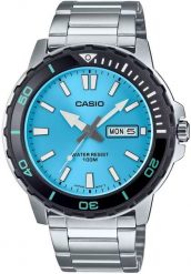Zegarek Męski Casio MTD-125D-2A3 + BOX WR100. Zegarki męskie Casio, bez wzorów. Za 459.99 zł.