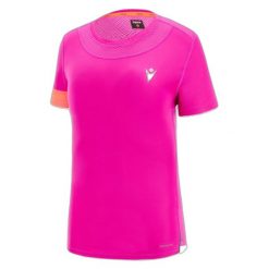 Koszulka damska Macron Prime Briget. Brązowe bluzki damskie Macron, bez wzorów, sportowe, bez kołnierzyka, bez ramiączek. Za 255.00 zł.