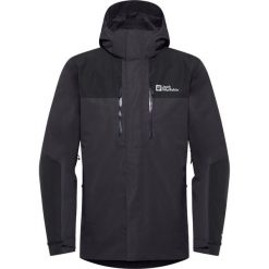 Kurtka trekkingowa męska Jack Wolfskin A618586350. Szare kurtki męskie Jack Wolfskin, na zimę, m, bez wzorów, z materiału, klasyczne, z kapturem. Za 1,585.00 zł.