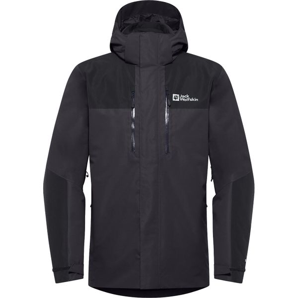 Kurtka w góry męska Jack Wolfskin A618586350. Szare kurtki męskie Jack Wolfskin, na zimę, m, bez wzorów, z materiału, klasyczne, z kapturem. Za 1,642.00 zł.