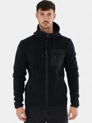 Sweter męski Fundango Nestor. Czarne swetry męskie FUNDANGO, m, bez wzorów, z materiału, bez kołnierzyka, bez ramiączek. Za 179.00 zł.