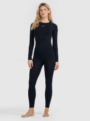4F Bielizna termoaktywna bezszwowa (dół) damska - czarna M/L. Czarna bielizna sportowa damska 4F, l, bez wzorów, z materiału. Za 129.99 zł.