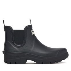 Kalosze Barbour. Czarne kalosze damskie Barbour, bez wzorów, bez zapięcia. Za 399.99 zł.