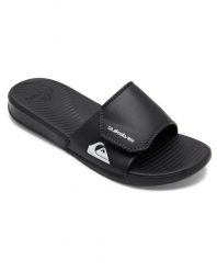Klapki basenowe męskie Quiksilver Bright Coast. Czarne klapki męskie Quiksilver, bez wzorów, z materiału, bez zapięcia. Za 139.99 zł.