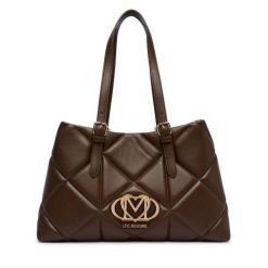 Torebka LOVE MOSCHINO. Brązowe shopperki damskie Love Moschino, bez wzorów, bez dodatków. Za 1,099.00 zł.