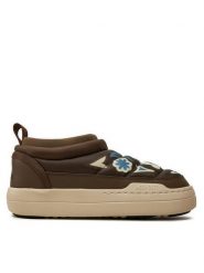 Moon Boot Botki Park Soft Flower 80D2470030 Brązowy. Brązowe botki damskie Moon Boot, bez wzorów, ze skóry, bez obcasa, na płaskiej podeszwie, bez zapięcia. Za 709.99 zł.