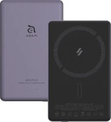 Powerbank Adam Elements Gravity C5 - magnetyczny powerbank bezprzewodowy 5000 mAh fioletowy. Fioletowe powerbanki ADAM elements. Za 215.99 zł.