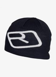Czapka zimowa Ortovox Pro Beanie - black raven. Czarne czapki damskie ORTOVOX, na zimę, bez wzorów, z materiału, sportowe. Za 235.39 zł.