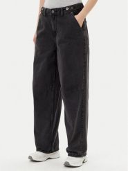 Vans Jeansy Curbside VN000FVH Czarny Wide Leg. Czarne jeansy damskie Vans, bez wzorów, z bawełny. Za 159.99 zł.