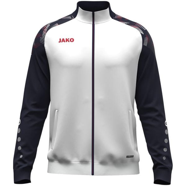 Kurtka Jako Sonic. Białe kurtki sportowe męskie Jako, m, bez wzorów, z materiału, z kapturem, do biegania. Za 258.00 zł.