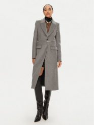 Patrizia Pepe Płaszcz wełniany 2O0166 A171 Szary Regular Fit. Szare płaszcze damskie Patrizia Pepe, bez wzorów, z wełny, bez kołnierzyka, bez kaptura. Za 3,049.00 zł.