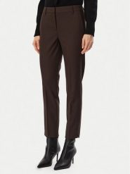 Marella Spodnie materiałowe Esordio 2623136201 Brązowy Regular Fit. Brązowe spodnie materiałowe damskie Marella, bez wzorów, z materiału. Za 849.99 zł.