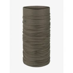 Chusta wielofunkcyjna Buff Coolnet UV Insect Shield - solid khaki. Brązowe szaliki męskie Buff, bez wzorów. Za 104.49 zł.