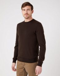 WRANGLER CREWNECK KNIT MĘSKI SWETER KLASYCZNY DELICIOSO W8A02PH38 112321349. Swetry męskie Wrangler, m, bez wzorów, klasyczne, bez kołnierzyka, bez ramiączek. Za 139.99 zł.