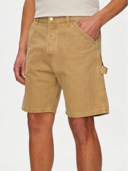 Jack & Jones Szorty jeansowe Jjitony 12252814 Brązowy Loose Fit. Brązowe szorty męskie Jack & Jones, bez wzorów, z bawełny. Za 149.99 zł.