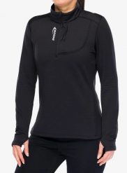 Bluza z zamkiem 1/2 damska Inov-8 Adventure Mid Half Zip. Czarne bluzy damskie Inov-8, l, bez wzorów, z materiału, bez ramiączek, bez kaptura. Za 395.99 zł.