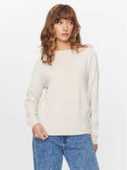 Tommy Hilfiger Bluza UW0UW04872 Beżowy Regular Fit. Brązowe bluzy damskie Tommy Hilfiger, xs, bez wzorów, bez ramiączek, bez kaptura. Za 219.99 zł.