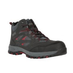 Buty Ochronne Męskie. Czerwone buty zimowe męskie Regatta, bez wzorów, bez obcasa, bez zapięcia. Za 330.99 zł.
