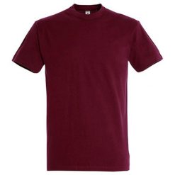 Koszulka Unisex Dla Dorosłych Z Bawełny Imperial Ringspun. Brązowe bluzki damskie SOL'S, s, bez wzorów, z bawełny, sportowe, bez kołnierzyka, bez ramiączek. Za 41.99 zł.