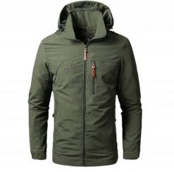 KURTKA MĘSKA PRZECIWDESCZOWA Softshell KHAKI Wodoodporna WIATRÓWKA roz. XXL. Brązowe kurtki męskie ITIMPORT, m, bez wzorów, z softshellu, bez kaptura. Za 346.45 zł.