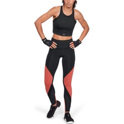 Under Armour RUSH Legginsy Czarny. Czarne legginsy damskie Under Armour, bez wzorów, z elastanu. Za 326.95 zł.