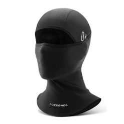 Czapka rowerowa całoroczna, model długi. Czarne czapki damskie ROCKBROS, bez wzorów, z materiału, sportowe. Za 83.60 zł.