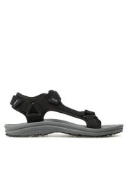 Jack Wolfskin Sandały Wave Breaker M 4052011 Czarny. Czarne sandały męskie Jack Wolfskin, bez wzorów, z materiału, bez zapięcia. Za 179.99 zł.