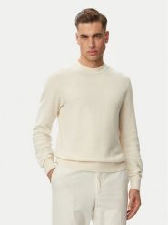 BOSS Sweter H-Lofranco 50565565 Kremowy Regular Fit. Białe swetry męskie Boss, m, bez wzorów, z bawełny, bez kołnierzyka, bez ramiączek. Za 699.99 zł.