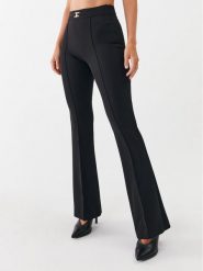 Liu Jo Spodnie materiałowe CF3144 T2527 Czarny Slim Fit. Czarne spodnie materiałowe damskie Liu Jo, bez wzorów, z materiału. Za 1,339.00 zł.