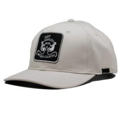 Czapka Trucker - Z recyklingu - 6 paneli - Sport (Biały). Białe czapki damskie SURF MONKEY, bez wzorów, z gumy. Za 179.95 zł.