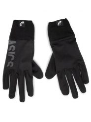 Asics Rękawiczki Męskie Running Gloves 3013A033 Czarny. Czarne rękawiczki męskie Asics, bez wzorów, z materiału. Za 79.99 zł.
