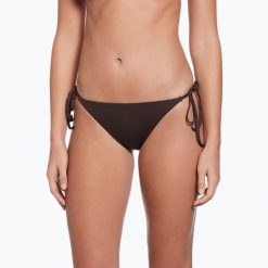 Dół od stroju pływackiego Nike Essential Tie String Bikini. Brązowe bikini Nike, bez wzorów. Za 79.99 zł.