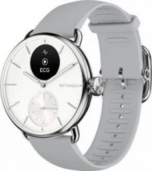 Smartwatch Withings Withings Scanwatch 2 - zegarek z funkcją EKG, pomiarem pulsu i SPO2 oraz mierzeniem aktywności fizycznej i snu (38mm, white). Białe zegarki smartwatch Withings, bez wzorów. Za 1,494.63 zł.