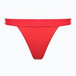 Dół od stroju kąpielowego Billabong Lined Up Banded Hike. Czerwone stroje kąpielowe damskie Billabong, l, bez wzorów, z elastanu. Za 62.99 zł.