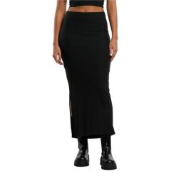 Spódnica Maxi Z Wysokim Rozcięciem Dla Kobiet. Czarne spódnice damskie Urban Classics, xs, bez wzorów, maxi. Za 67.99 zł.