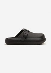 Czarne Klapki Piankowe z Klamerką Gleo. Czarne klapki męskie Born2be, bez wzorów, bez zapięcia. Za 34.99 zł.