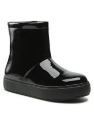 Jenny Fairy Botki WS5800-02 Czarny. Czarne botki damskie Jenny Fairy, bez wzorów, z syntetyku, bez obcasa, na płaskiej podeszwie, bez zapięcia. Za 135.99 zł.